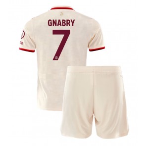 Bayern Munich Serge Gnabry #7 Dětské Alternativní dres komplet 2024-25 Krátký Rukáv (+ trenýrky)